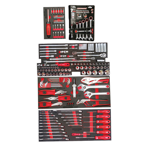 Powerbuilt 196pc Service Cart & Tools Kit Powerbuilt 196pc Service Cart & Tools Kit