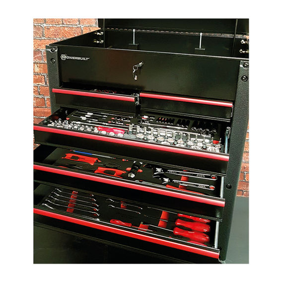 Powerbuilt 196pc Service Cart & Tools Kit
