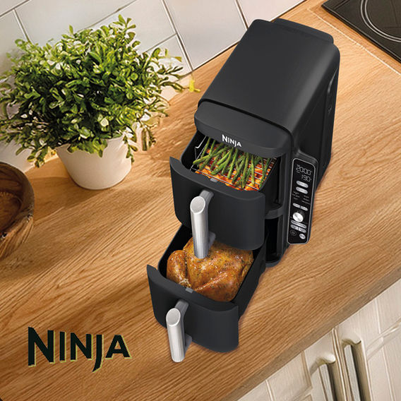 Ninja DoubleStack XXXL Smart 2-Drawer Air Fryer