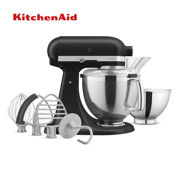 KitchenAid 4.7L Artisan Stand Mixer - Matte Black