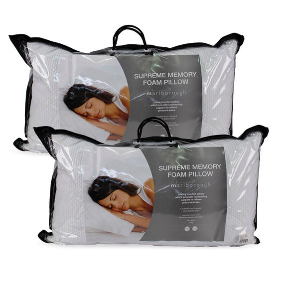 Supreme Memory Foam Pillow Twin Pack Supreme Memory Foam Pillow Twin Pack