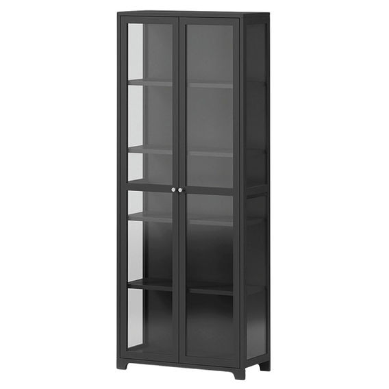 Black Steel Display Cabinet 1.8M Black Steel Display Cabinet 1.8M