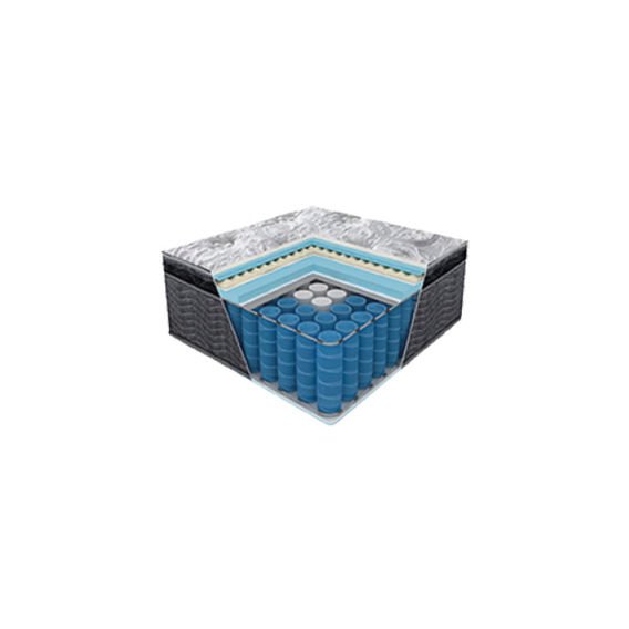 Lincoln Medium Mattress & Base - King Lincoln Medium Mattress & Base - King
