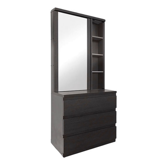 Tiko 3 Drawer Dresser with Storage Mirror Tiko 3 Drawer Dresser with Storage Mirror