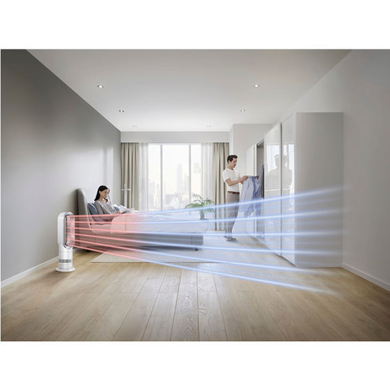 Dyson Hot+Cool Fan Heater - White/Silver Dyson Hot+Cool Fan Heater - White/Silver