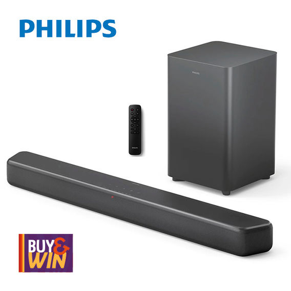 Philips 240W 2.1 Channel Bluetooth Soundbar Philips 240W 2.1 Channel Bluetooth Soundbar
