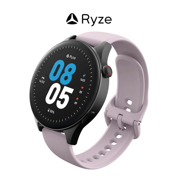 Ryze Wave Smart Watch MP3 - Lilac/Black Ryze Wave Smart Watch MP3 - Lilac/Black