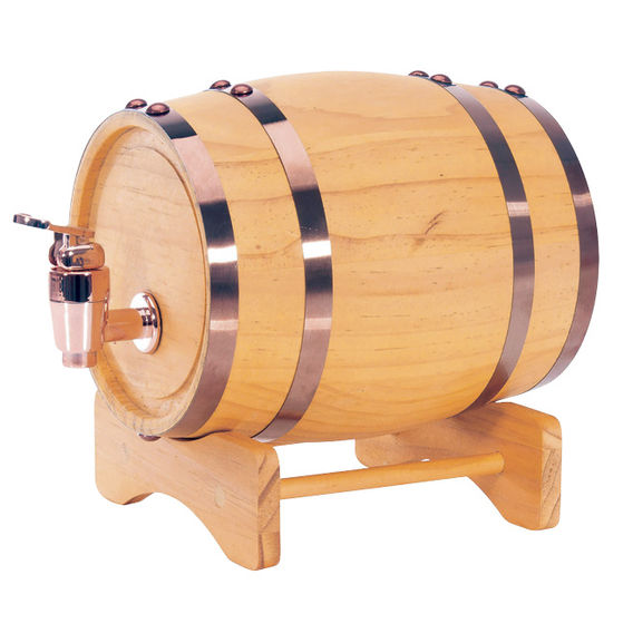 Whiskey Barrell & Glass Gift Set