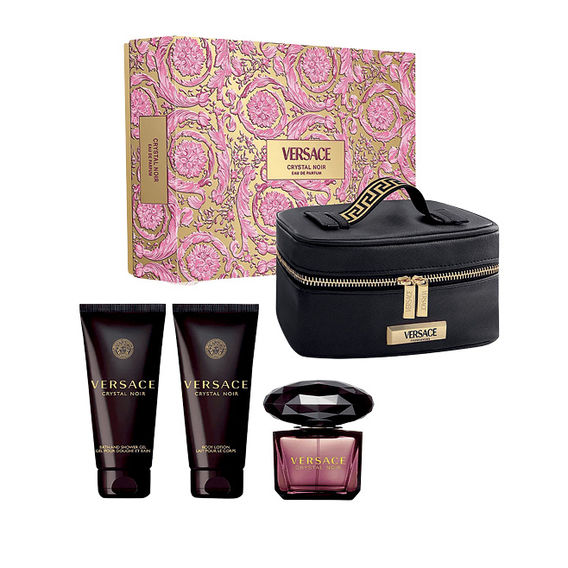 Crystal Noir by Versace 90ml EDP 4 Piece Gift Set Crystal Noir by Versace 90ml EDP 4 Piece Gift Set