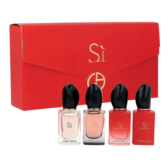 Armani Si Perfume Collection 4 Piece Gift Set 