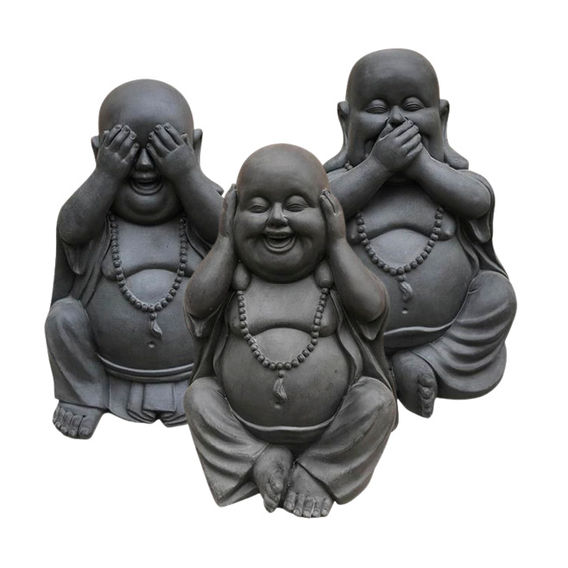 Set of 3 See No Evil Buddhas