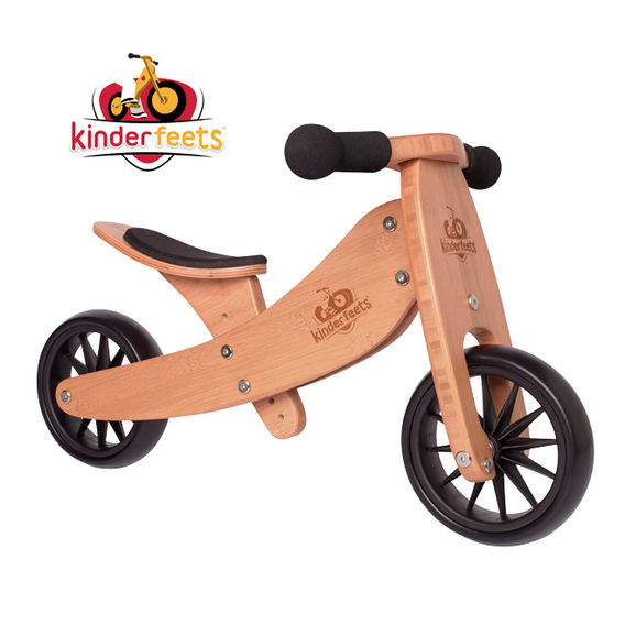 Tiny Tot 2 in 1 Balance Bike - Bamboo