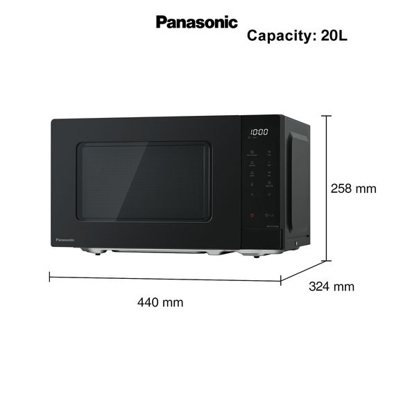 Panasonic Compact Microwave 20L - Black