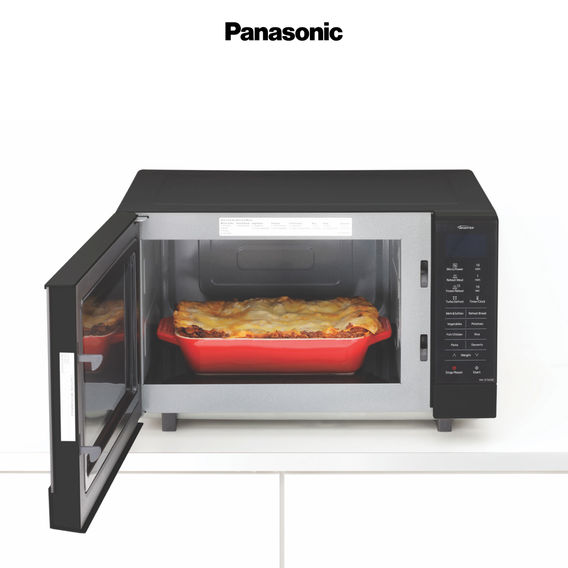 Panasonic Flatbed Inverter Microwave 27L - Black