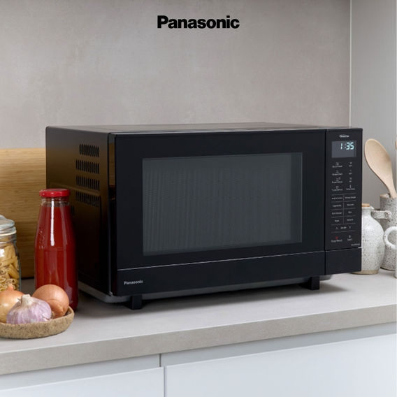 Panasonic Flatbed Inverter Microwave 27L - Black Panasonic Flatbed Inverter Microwave 27L - Black