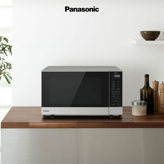 Panasonic Flatbed Inverter Microwave 27L - Silver