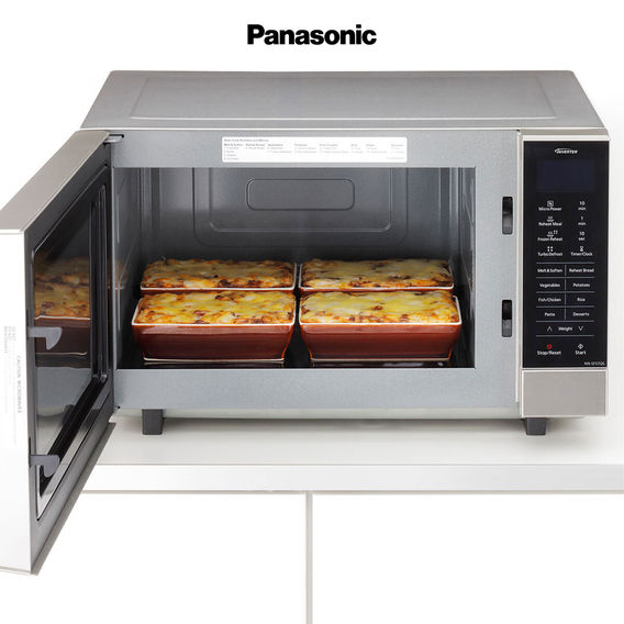 Panasonic Flatbed Inverter Microwave 27L - Silver