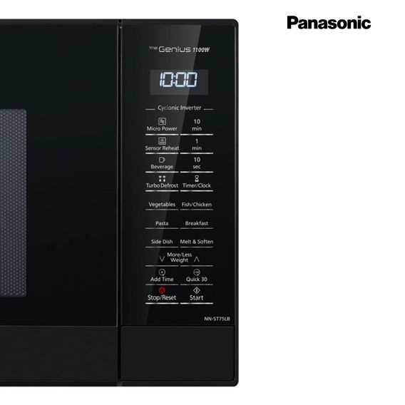 Panasonic 44L Cyclonic Inverter Microwave - Black Panasonic 44L Cyclonic Inverter Microwave - Black