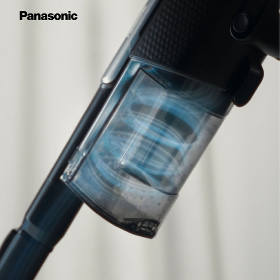 Panasonic Stick Vacuum with Stand and Dust Sensor - Black