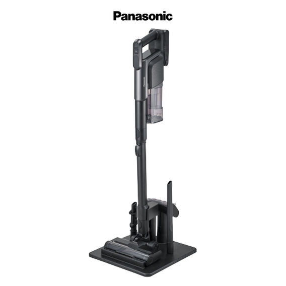 Panasonic Stick Vacuum with Stand and Dust Sensor - Black