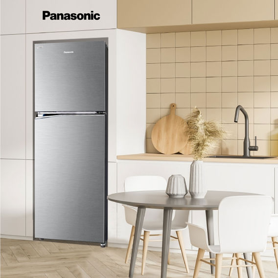 Panasonic 306L Refrigerator - Stainless Panasonic 306L Refrigerator - Stainless