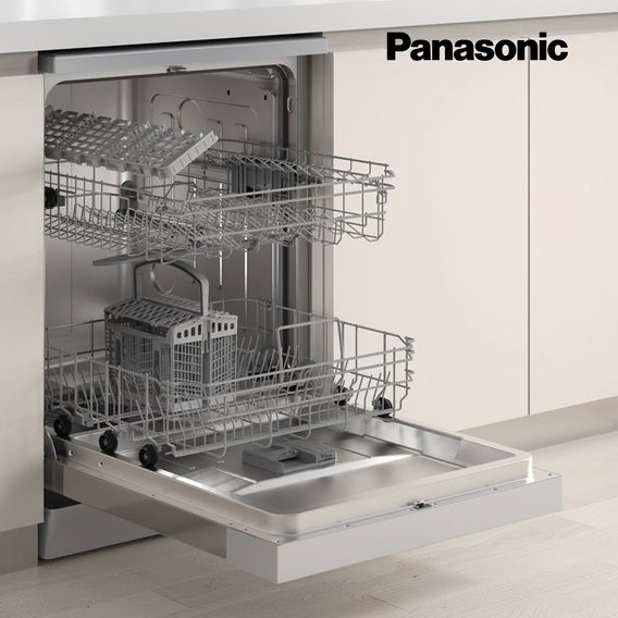 Panasonic 14 Place Setting Dishwasher - Stainless Steel Panasonic 14 Place Setting Dishwasher - Stainless Steel
