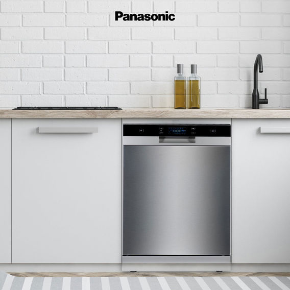 Panasonic 14 Place Setting Dishwasher - Stainless Steel