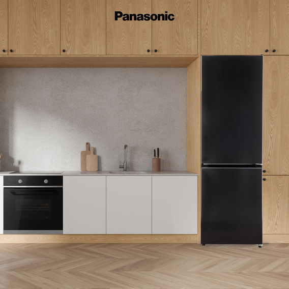 Panasonic 332L Refrigerator - Black Stainless