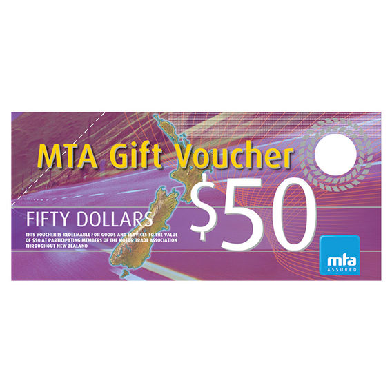 MTA $50 Gift Voucher MTA $50 Gift Voucher