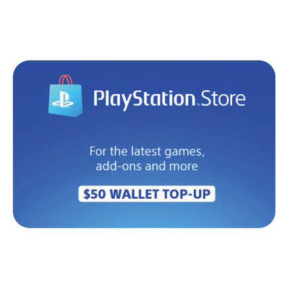 Sony Playstation $50 Gift Card Sony Playstation $50 Gift Card