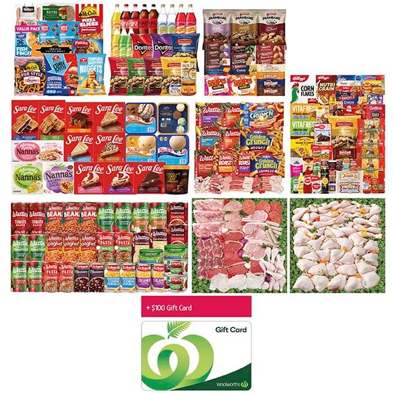 Big Family Combo Plus $100 Woolworths Gift Card
