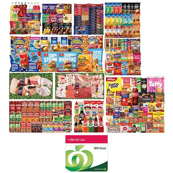 Best 10 Bundle Plus $100 Woolworths Gift Card