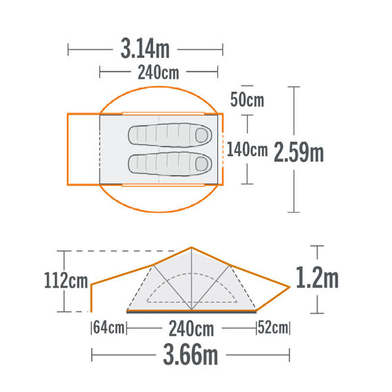 Kiwi Camping Tuatara Summit Extended Roof Top Tent Kiwi Camping Tuatara Summit Extended Roof Top Tent