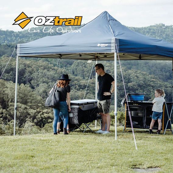 Oztrail Hydroflow Dluxe Gazebo Blue - 6m