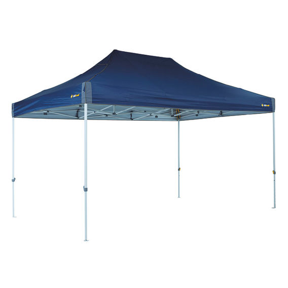 Oztrail Hydroflow Dluxe Gazebo Blue - 4.5m