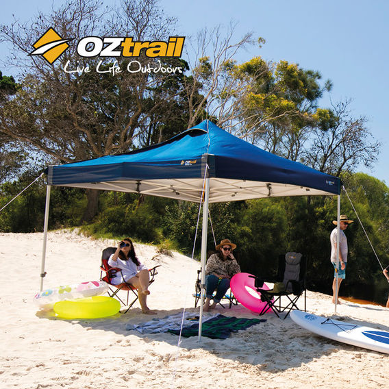 Oztrail Hydroflow Dluxe Gazebo Blue - 3.0m Oztrail Hydroflow Dluxe Gazebo Blue - 3.0m