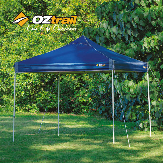 Oztrail Hydroflow Dluxe Gazebo Blue - 2.4m