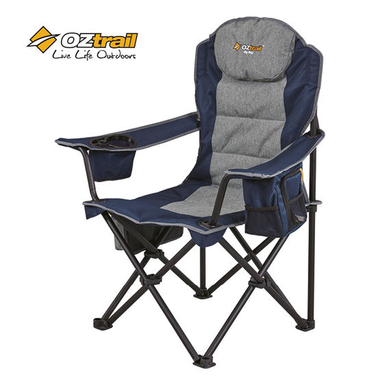 Oztrail Big Boy Arm Chair - Blue