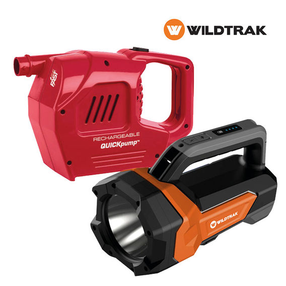 Wildtrak Rechargeable Quickpump  & Light Bundle