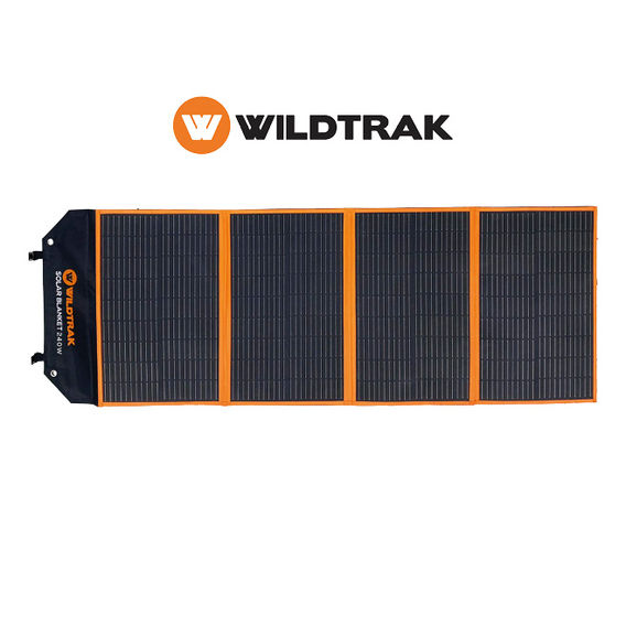 Wildtrak Folding 240w Solar Blanket Efte w/Stand Wildtrak Folding 240w Solar Blanket Efte w/Stand