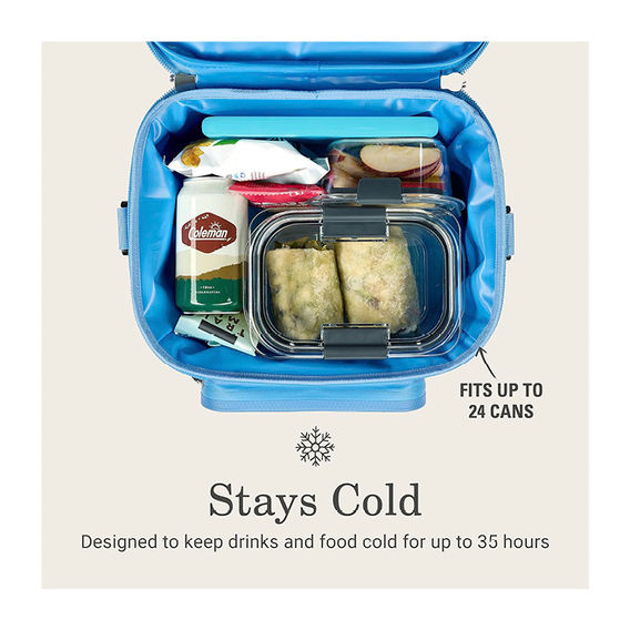 Coleman Pro 24 Can Soft Cooler - Sky Blue