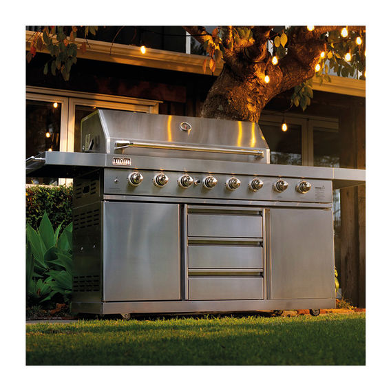 Longhorn BBQ Gunmetal Stainless 8 Burner Longhorn BBQ Gunmetal Stainless 8 Burner
