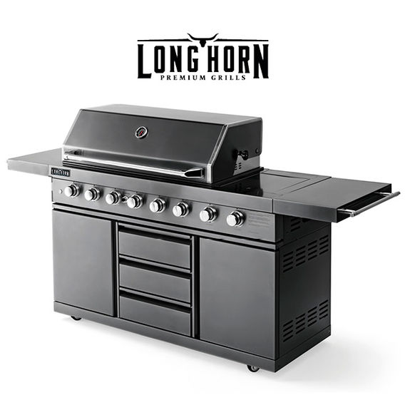 Longhorn BBQ Gunmetal Stainless 8 Burner Longhorn BBQ Gunmetal Stainless 8 Burner