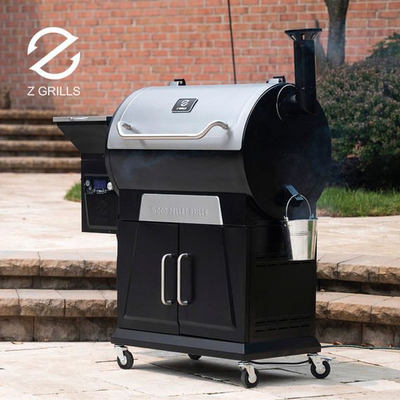 Z Grills Wood Pellet Smoker & Grill BBQ with Cover