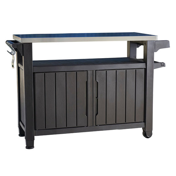 Keter Unity Entertaining BBQ Storage Table SS XL Keter Unity Entertaining BBQ Storage Table SS XL