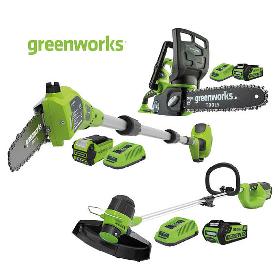 Greenworks Garden Tidy Bundle Greenworks Garden Tidy Bundle