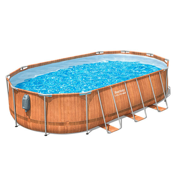 SteelPro MAX 6.1x3.66x1.22m Oval Pool SteelPro MAX 6.1x3.66x1.22m Oval Pool