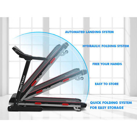 Electric 420mm Treadmill with Auto Incline