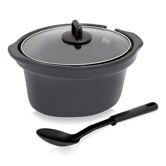 Westinghouse Blk SS 3 Pot Slow Cooker