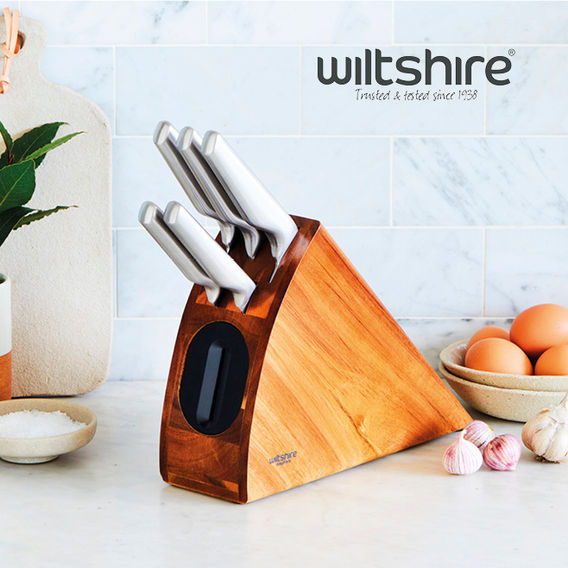 Staysharp Triple Rivet 6 Piece Knife Block